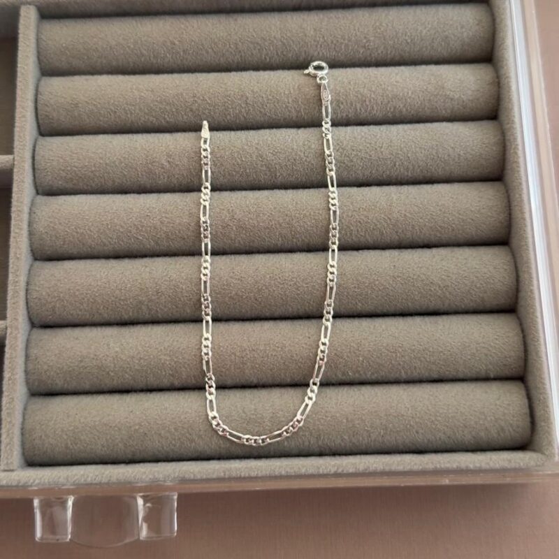 pulseira masculina 2mm 20 cm