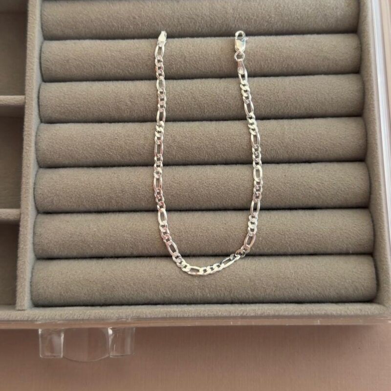 pulseira masculina 3.3mm 21cm