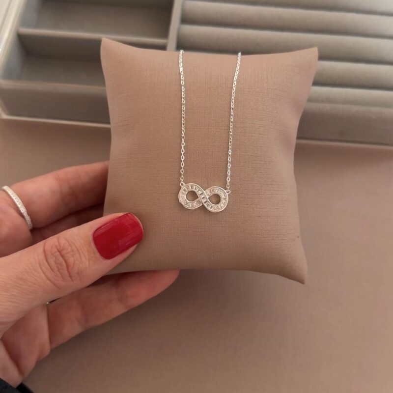 Colar infinito Corrente de 45 cm com extensor
