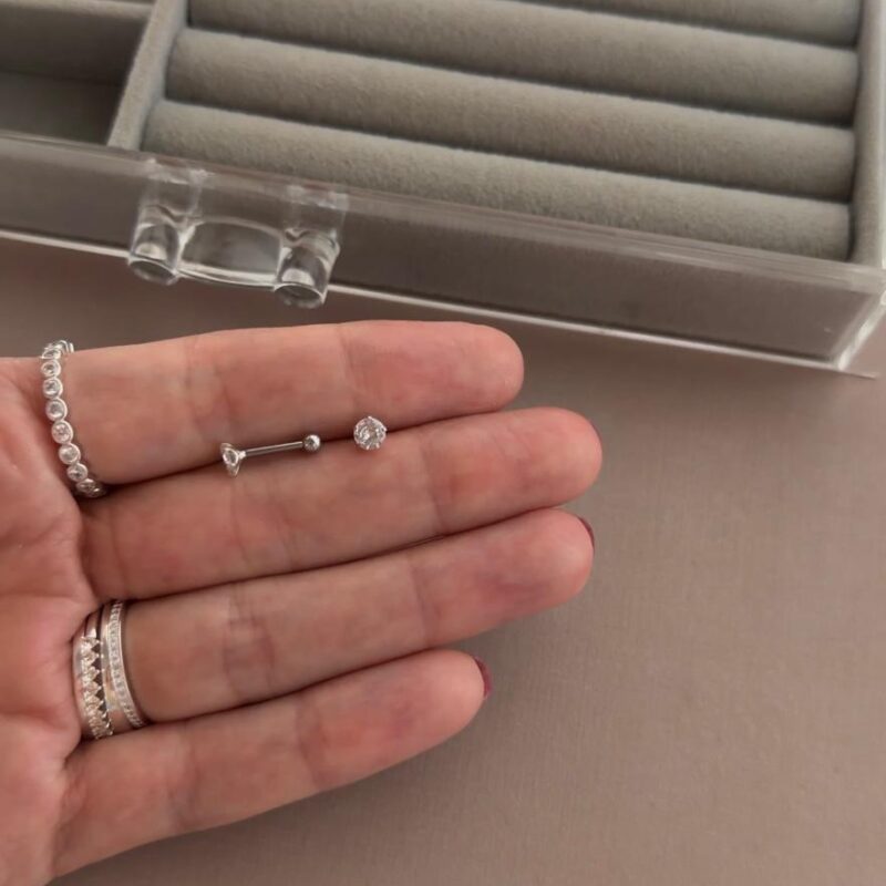 Piercing ponto de luz 4 mm