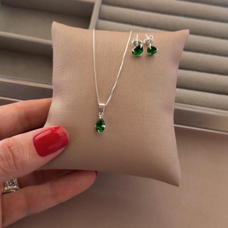 Conjunto gota verde 45 cm
