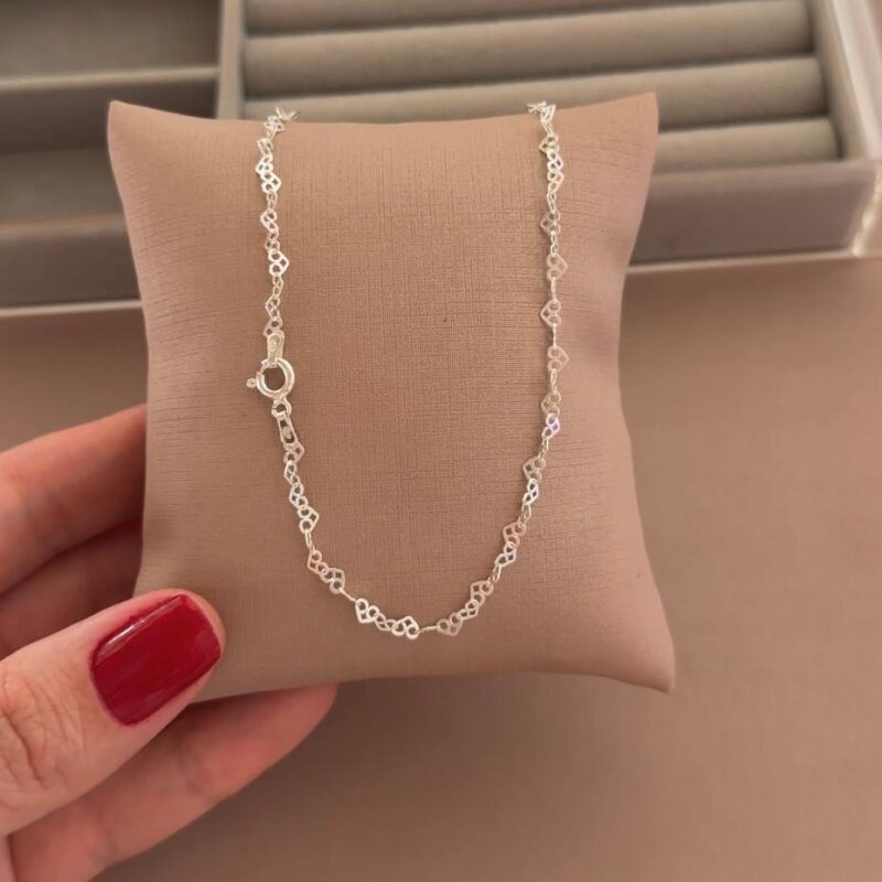Choker coração 40 cm